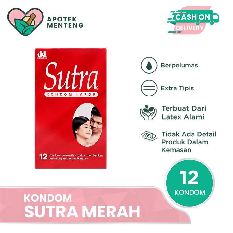Kondom Sutra Merah (Isi 12)