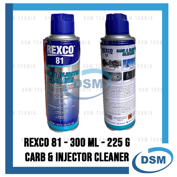 REXCO 81 300 ML CARB INJECTOR CLEANER PEMBERSIH KARBURATOR MOBIL MOTOR