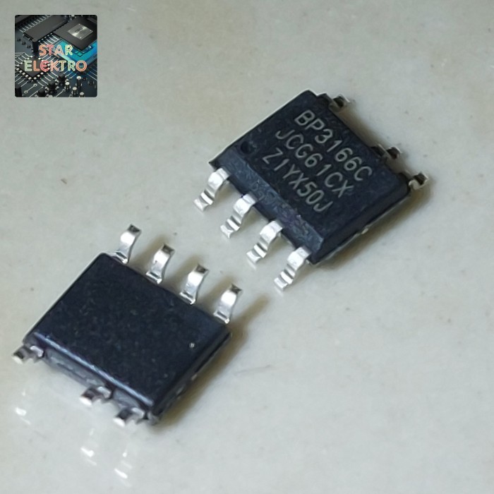 2 Buah 2Pcs BP3166C Sop-7 SMD BP3166 BP 3166C 3166 IC Bright Power BP3166CJ LED Driver Lampu
