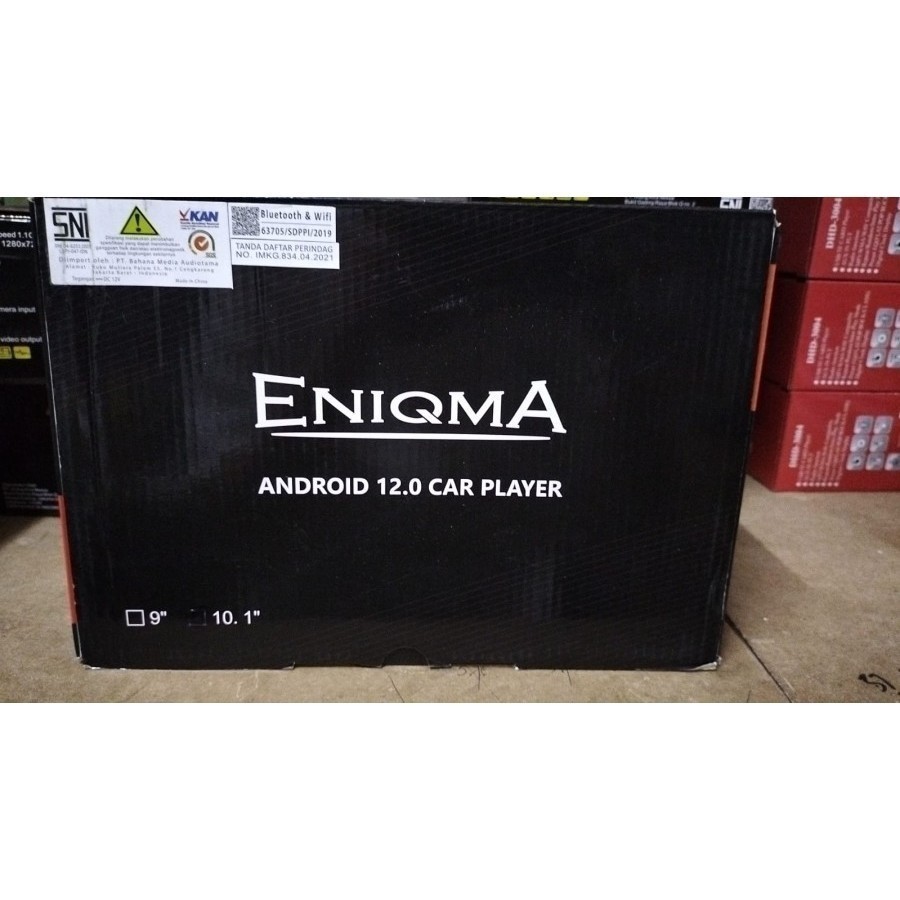 TV Android Enigma Ram 2/32 layar 10 " Android 12 sudah Carplay