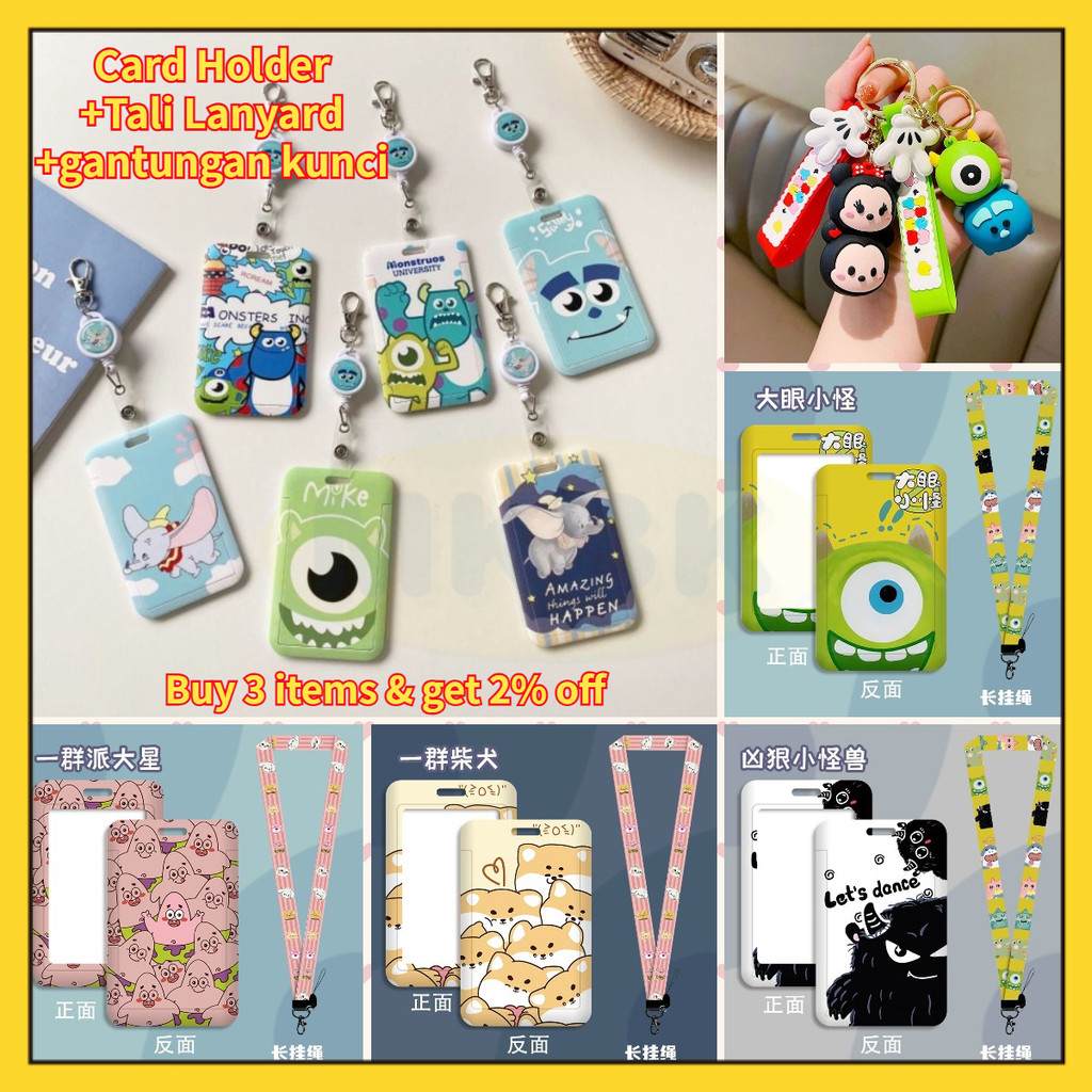 

⭐ MKBK ⭐ Kalung Id Card Gantungan Kartu Id Card Tempat Kartu Id Card Card Holder Acrylic Id Card Holder Aesthetic Nametag Gantungan Id Card Gantungan Id Card