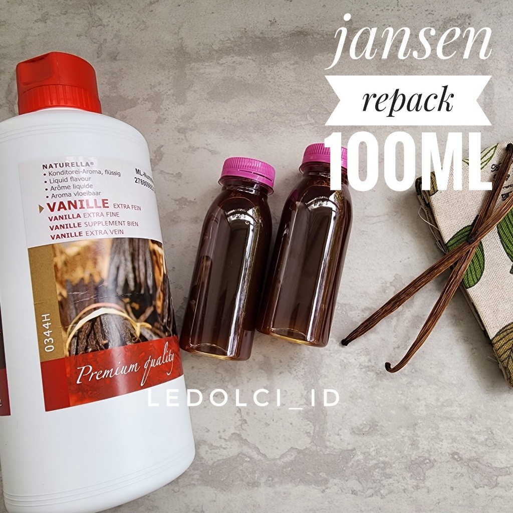 

Jansen Vanilla Extract | Jansen Ekstrak Vanilla 100 Gram REPACK