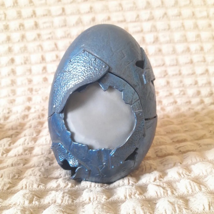 OP99 Dragon Egg Blue - Mega Bloks Mainan Anak Telur Naga Figure