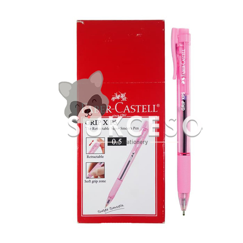 

Faber Castell Pulpen Grip X P5 0.5mm Black