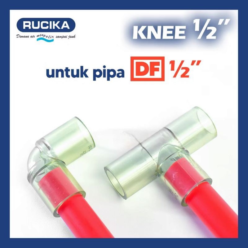 KNEE KENI ELBOW TEE PIPA AQUARIUM 1/2 INCH BENING RUCIKA UNTIK PIPA DF 1/2 INCH AQUARIUM KOLAM AQUAS