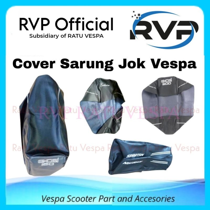 Cover Sarung Jok Vespa Import Bahan Press Spartan Exclusive Excel 200