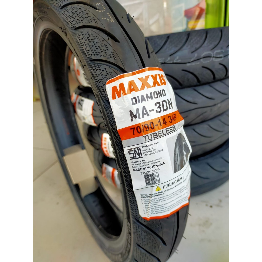 Ban TUBELESS MAXXIS DIAMOND ORIGINAL maxis all matic ring 14 mio vario beat TUBLES ASLI BARU 100%