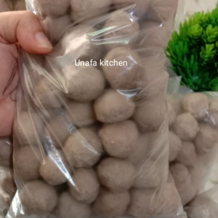 

bakso daging sapi homemade tanpa pengawet free bumbu kuah isi 70 butir - Kecil isi 70