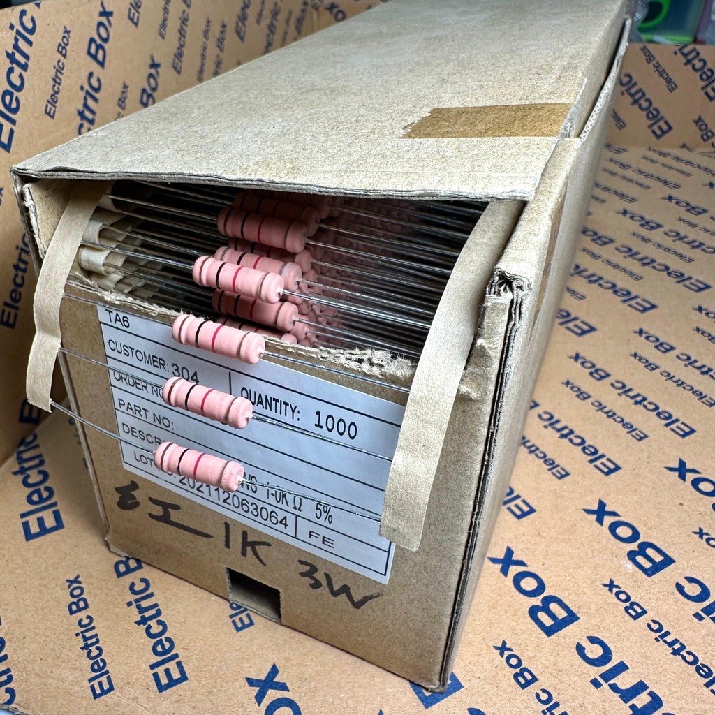 resistor 1k 3w pink bodi kecil