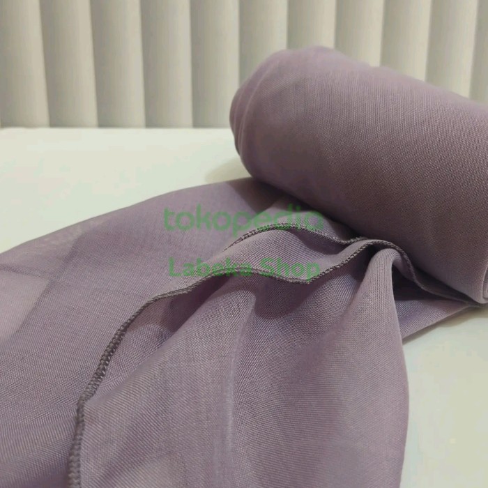 PROMO HIJAB SEGI EMPAT BAHAN VOAL PREMIUM ADEM HALUS WARNA LILAC