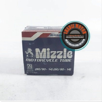 Ban Dalam Motor Merk Mizzle Ukuran 80/90 ( 90/80 ) Ring 14