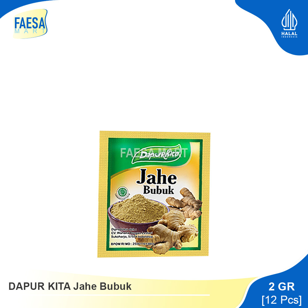 

DAPUR KITA Jahe Bubuk 2gr (12 Pcs)