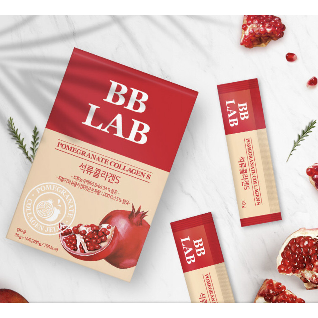 BB Lab Pomegranate Collagen Jelly S - 1 Box 14 sticks