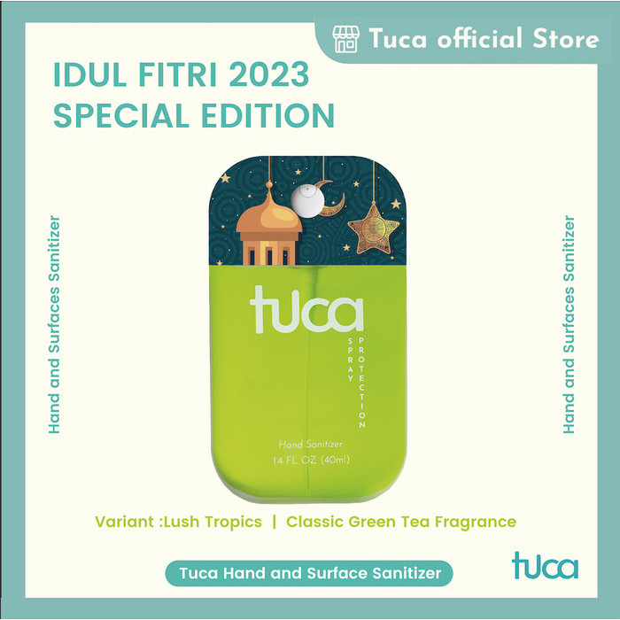 

DISKON Idul Fitri Special Design Tuca Hampers - Hand & Surface Sanitizer Gift - Lush Tropics