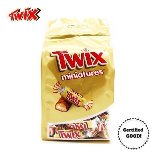 

Cokelat TWIX Miniatures isi 220gram - Terenak Termurah