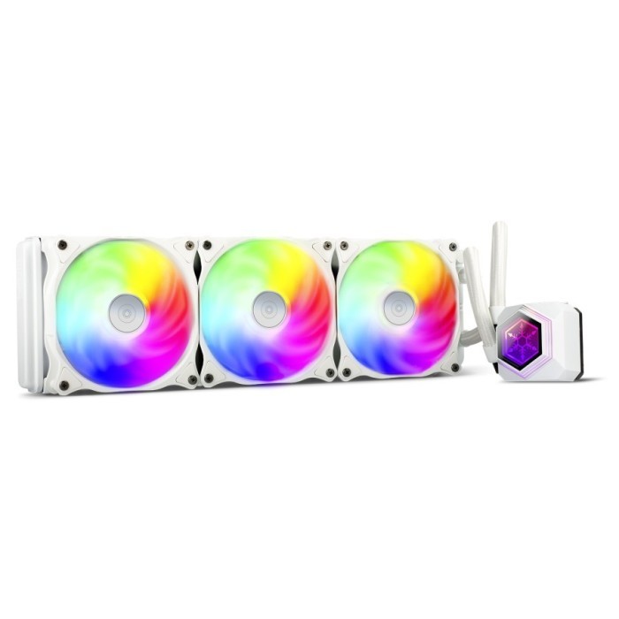 Silverstone PF360-ARGB 360mm WHITE AIO Liquid CPU Cooler - White