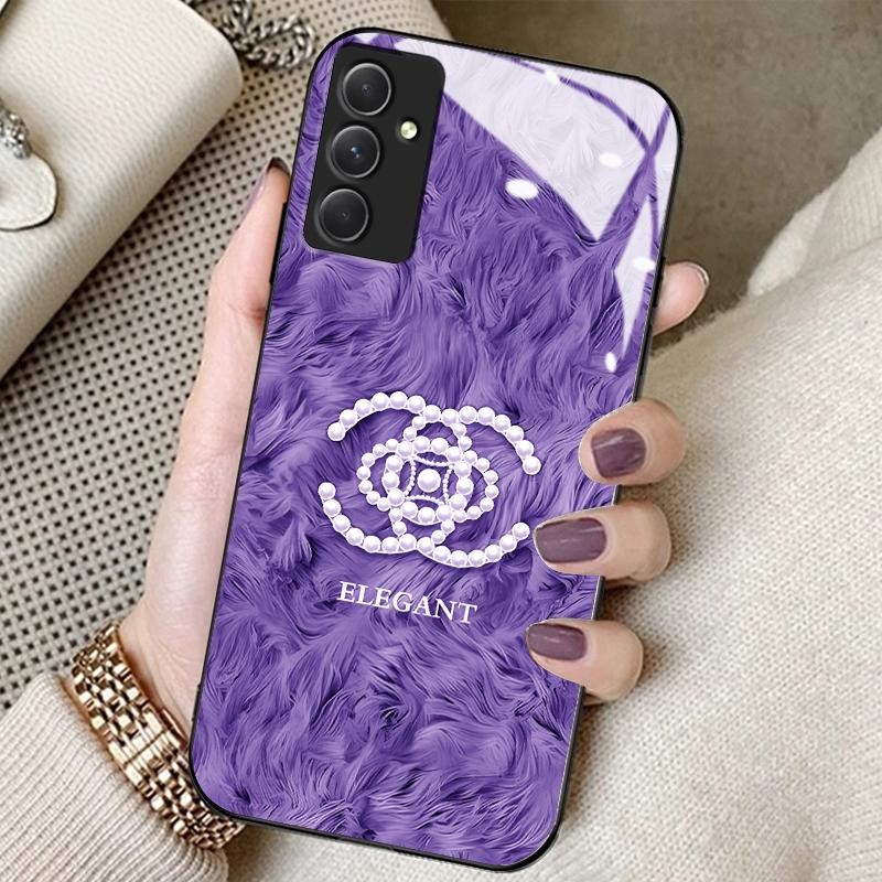 Casing For Samsung A54 5G A50 A50s A51 4G A52 A52s A53 A3 2016 A7 2018 Kaca Tempered Silikon Belakan