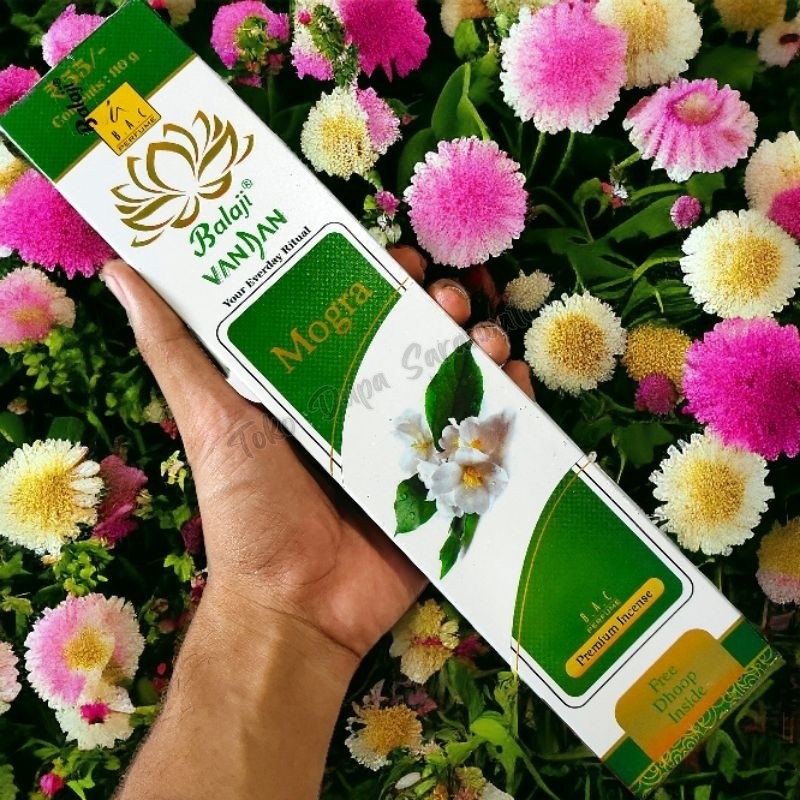 Balaji Mogra Dupa Aromaterapi Wangi Jasmine Melati - 70 Stik