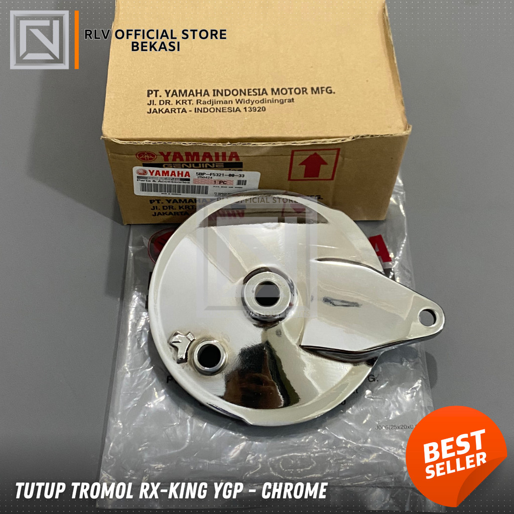 TUTUP TROMOL RX KING CHROME PANEL TROMOL BELAKANG RX KING CHROME ORIGINAL
