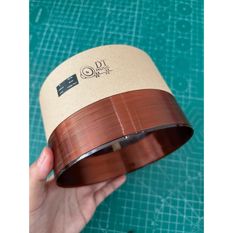 Spull Speaker Ashley 18v500 DT Music lilitan luar dalam / Spul Spool Voice Coil 125mm (spol balap)