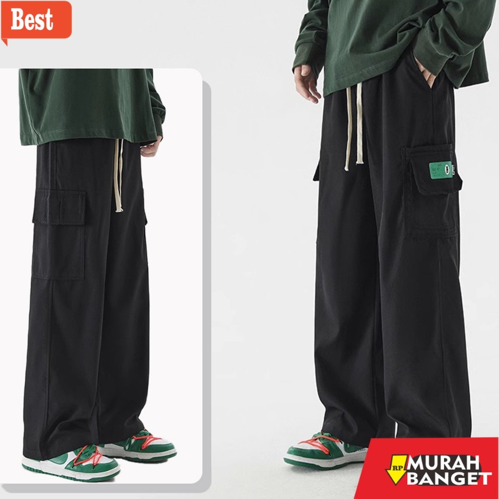 celana panjang pria yang lagi trend Celana cargo panjang pria celana cargo cowok celana kargo pria j
