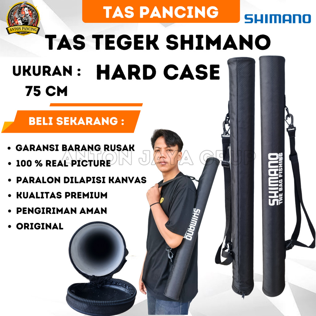 TAS TEGEK SHIMANO HARDCASE 75 CM ORIGINAL