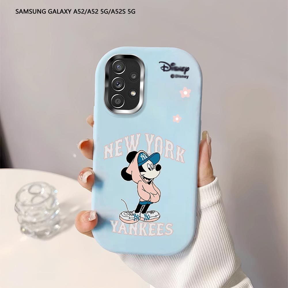 Softcase Untuk Samsung Galaxy A52 A52S 5G A32 A22 A12 4G 5G M12 M22 Cartoon Mickey Mouse Back Cover 