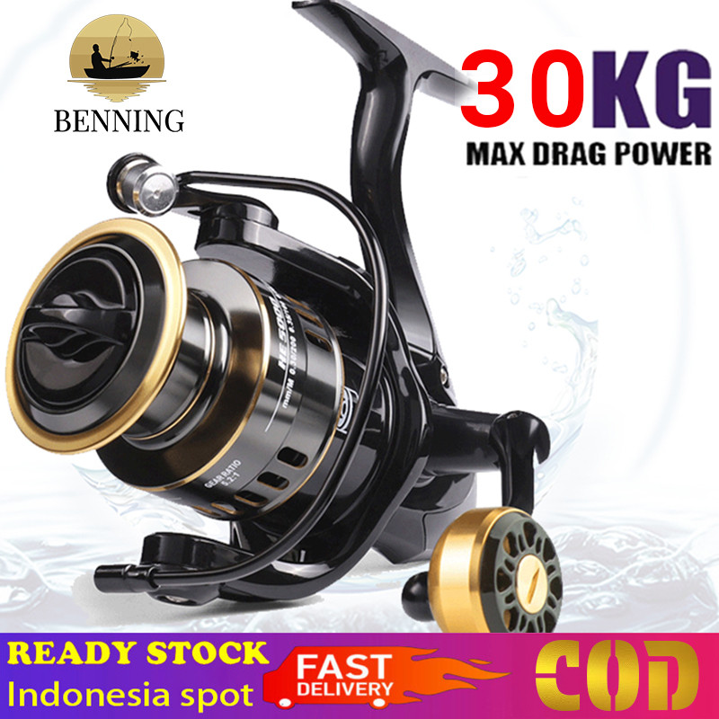 saltwater reel Spinning Reel fishing reel Mesin Pancing Rod mesin murah HE1000-7000 Spinning Reel