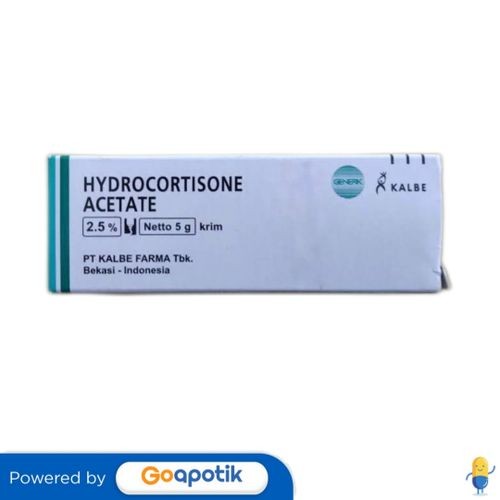 Hydrocortisone Kalbe Farma 2.5% Krim 5 Gram