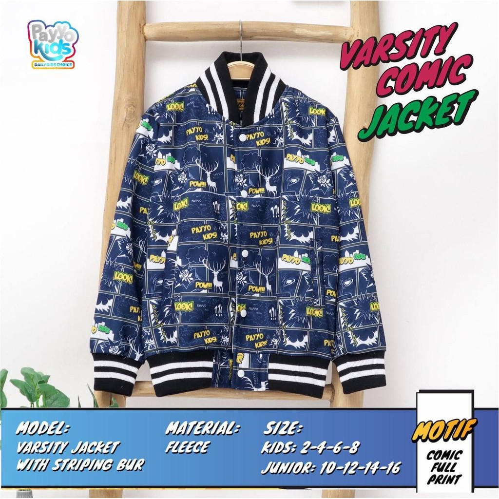 Varaity coming jacket payyo kids