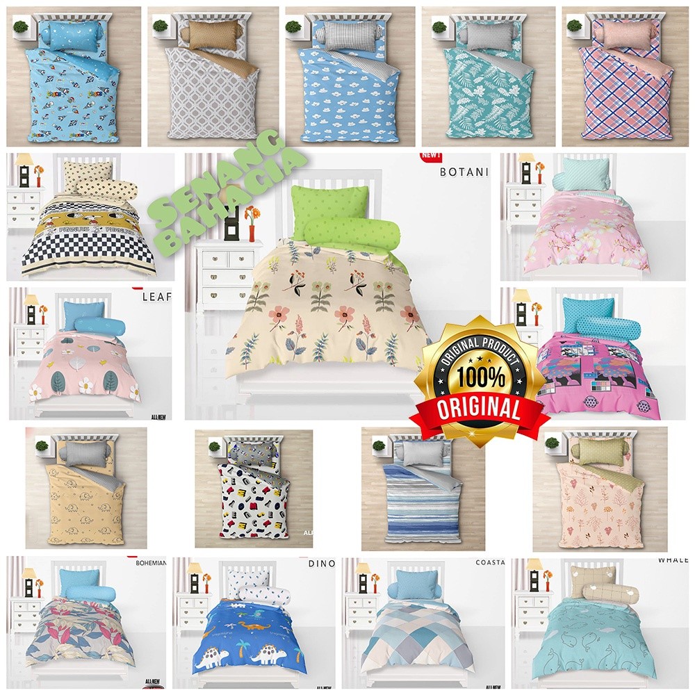 Seprai My Love Sprei My Love Katun Twill Single 120 x 200 Tinggi 30 cm Sprei Katun Sprei Lembut Spre