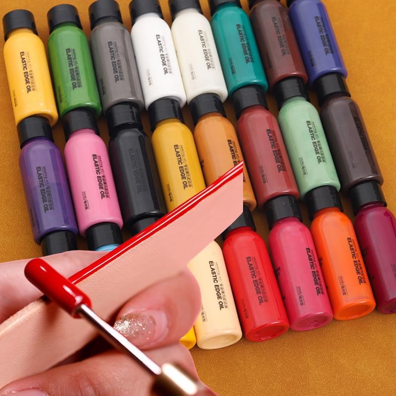 

30ml Leather Edge Paint Oil Dye Dressing Color Coats Leather Edges Finish Supplies DIY Craft Leather Shoe Edges Pigment