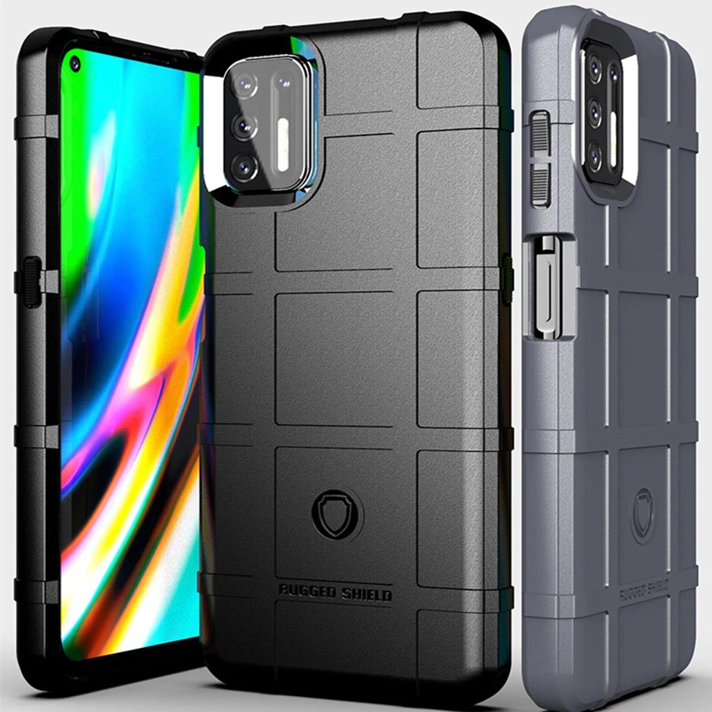 For Motorola Moto G9 Plus g9+ Armor Shield Case Soft Silicone Back Cover for motorola g9plus Anti Kn