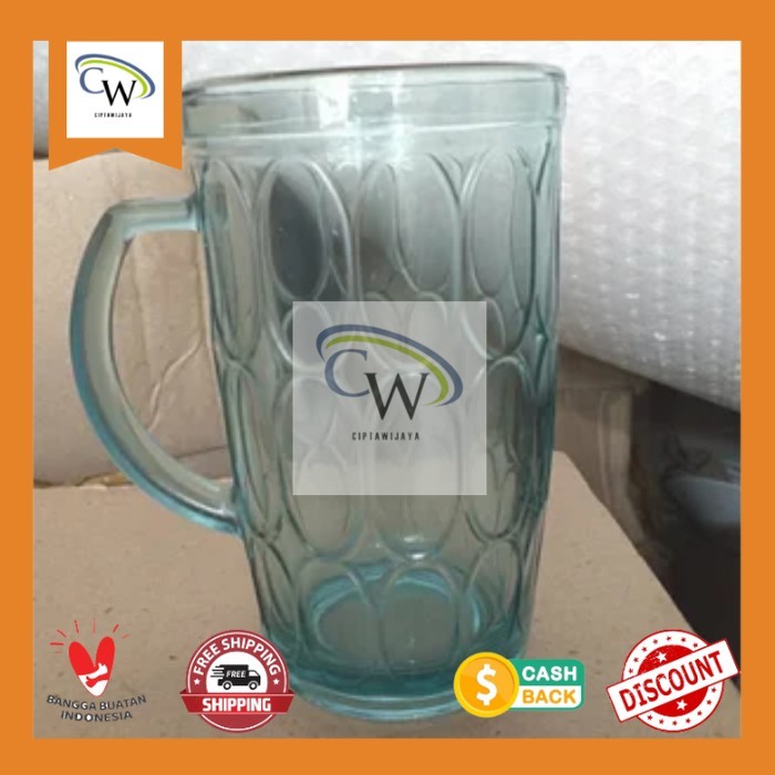 Gelas Teh Kaca IE 13 BBC / Gelas Es Jempol