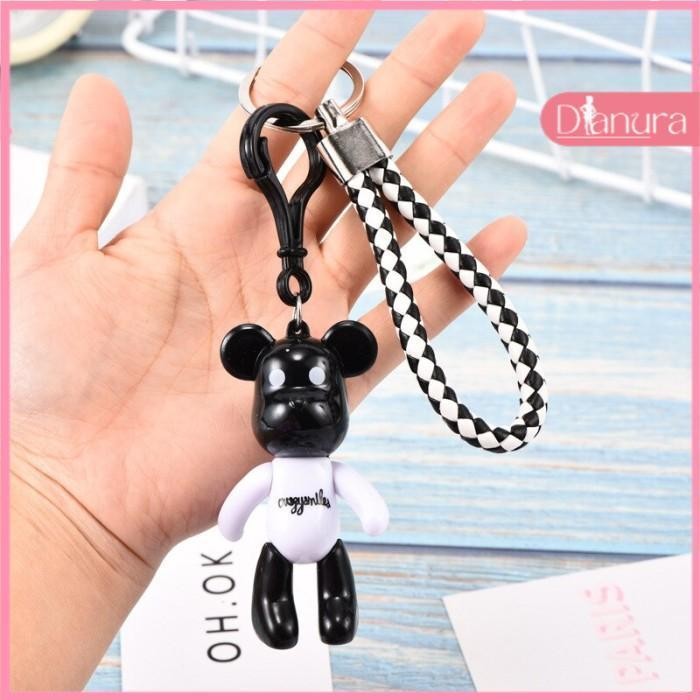 Aksesoris Tas Gantungan Kunci Import Boneka Bear