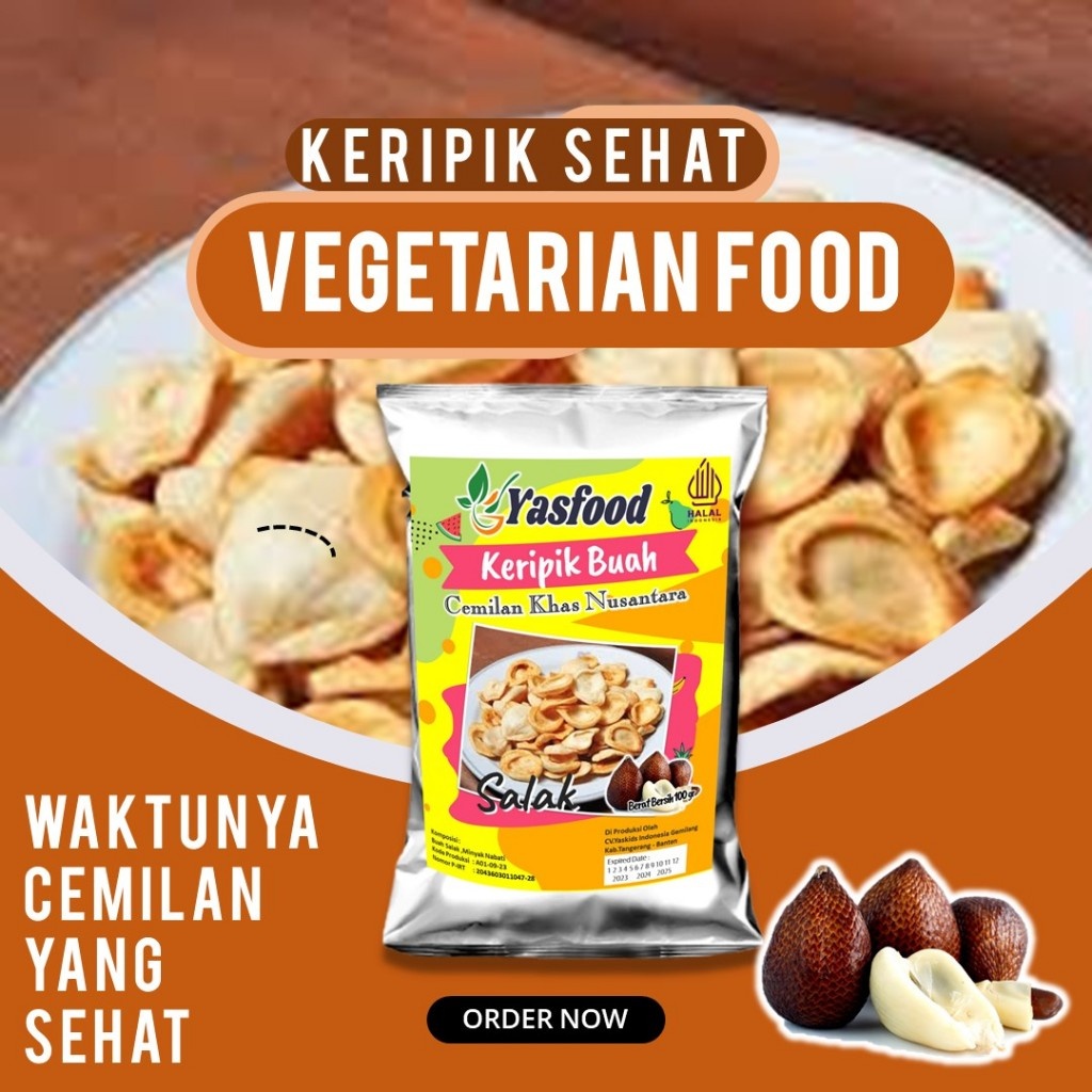 

KERIPIK BUAH SALAK MURAH ISI 100GR By PT RKP