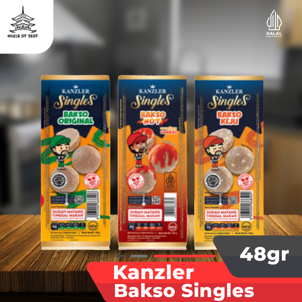 

Kanzler Bakso Singles 48gr / 1Pcs Kanzler Bakso - original-Hot