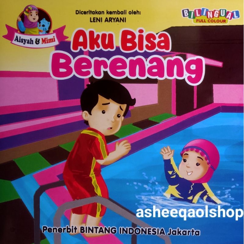 

Buku Aku Bisa Berenang Cerita Dongeng Bilingual