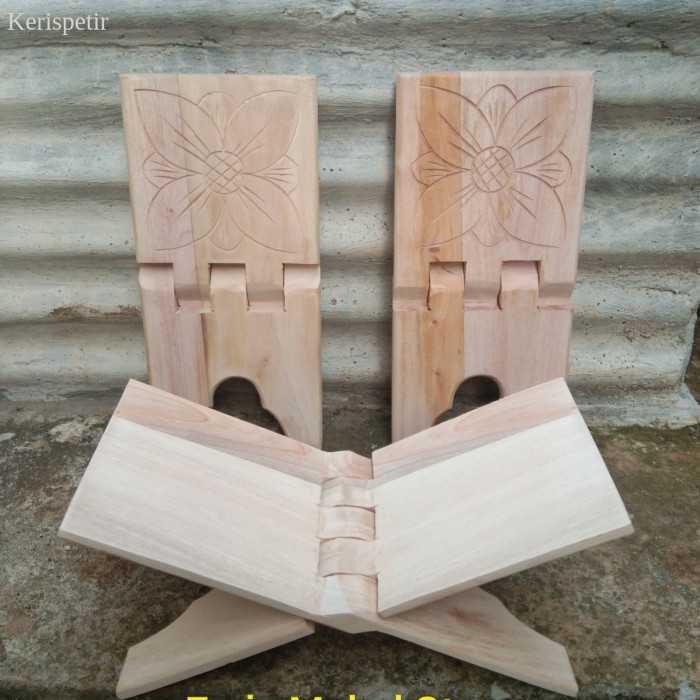 

rekal al quran meja lipat ukir meja kayu murah laris