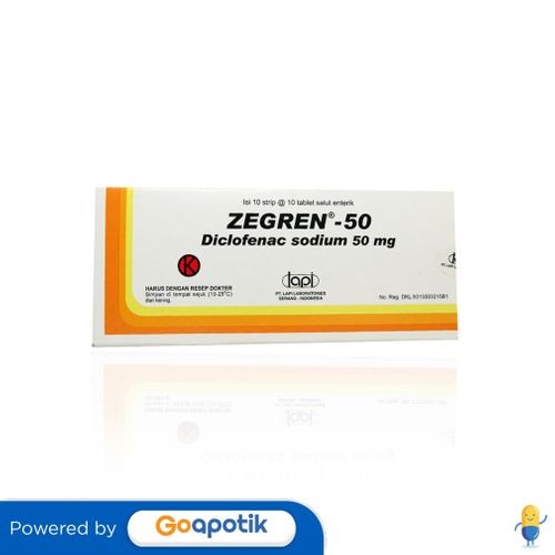 Zegren 50 Mg Box 100 Tablet