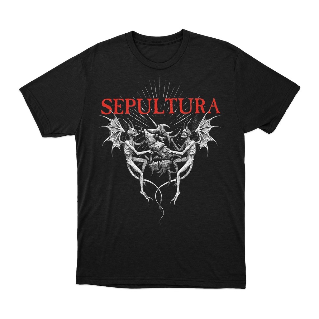 Kaos Band Metal Pria / Wanita Sepultura