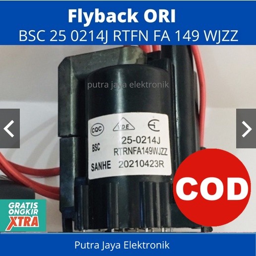 Flyback TV SHARP BSC25 0214J FA149