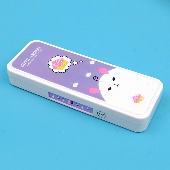 

BEST-Promo Kotak Pensil 2 Tingkat Anak-Anak dengan Sandi / Password Model Terbaru - Purple Sweet