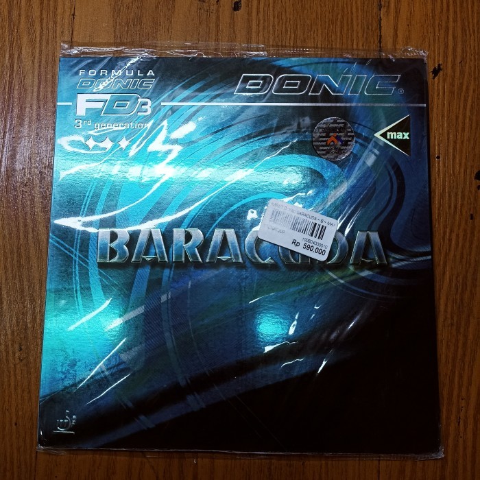 Karet Bet Donic BARACUDA (100% ORIGINAL) - Biru Max
