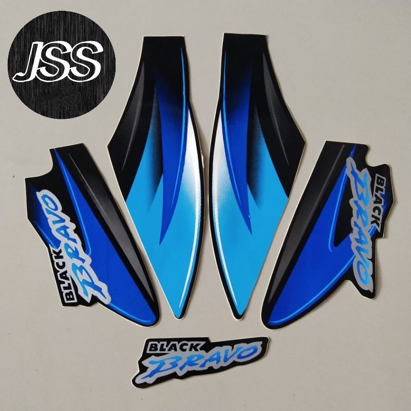 striping suzuki bravo 1998 black bravo jet cooled berkualitas termurah