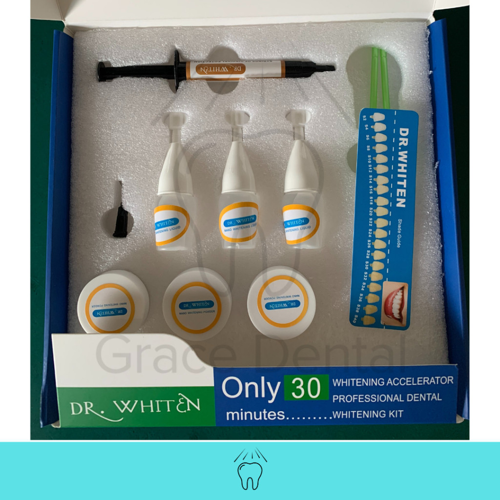 Dr Whiten Dental Bleaching Pemutih Gigi Whitening Kit RB13