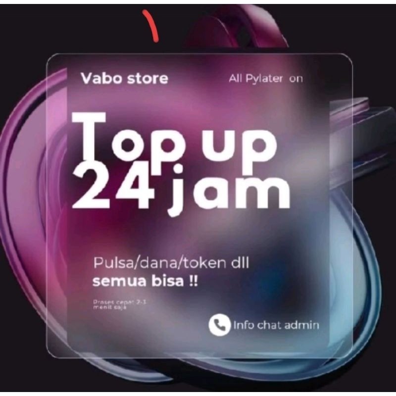 

NEW sticker saldo/topup/24 jam kejr