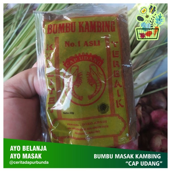 

BUMBU KAMBING CAP UDANG Khas MINANG 50 gram