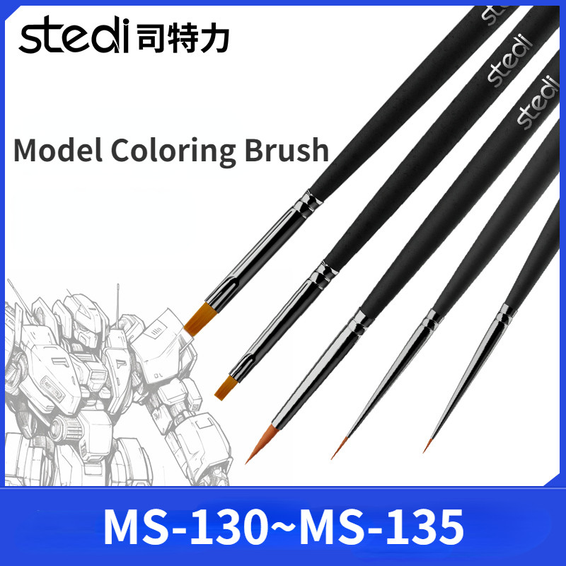 

Stedi MS130-MS135 Model Coloring Brush Assembly Model Painting Pen for Modeler Hobby Building Tools DIY Drawing Brushes