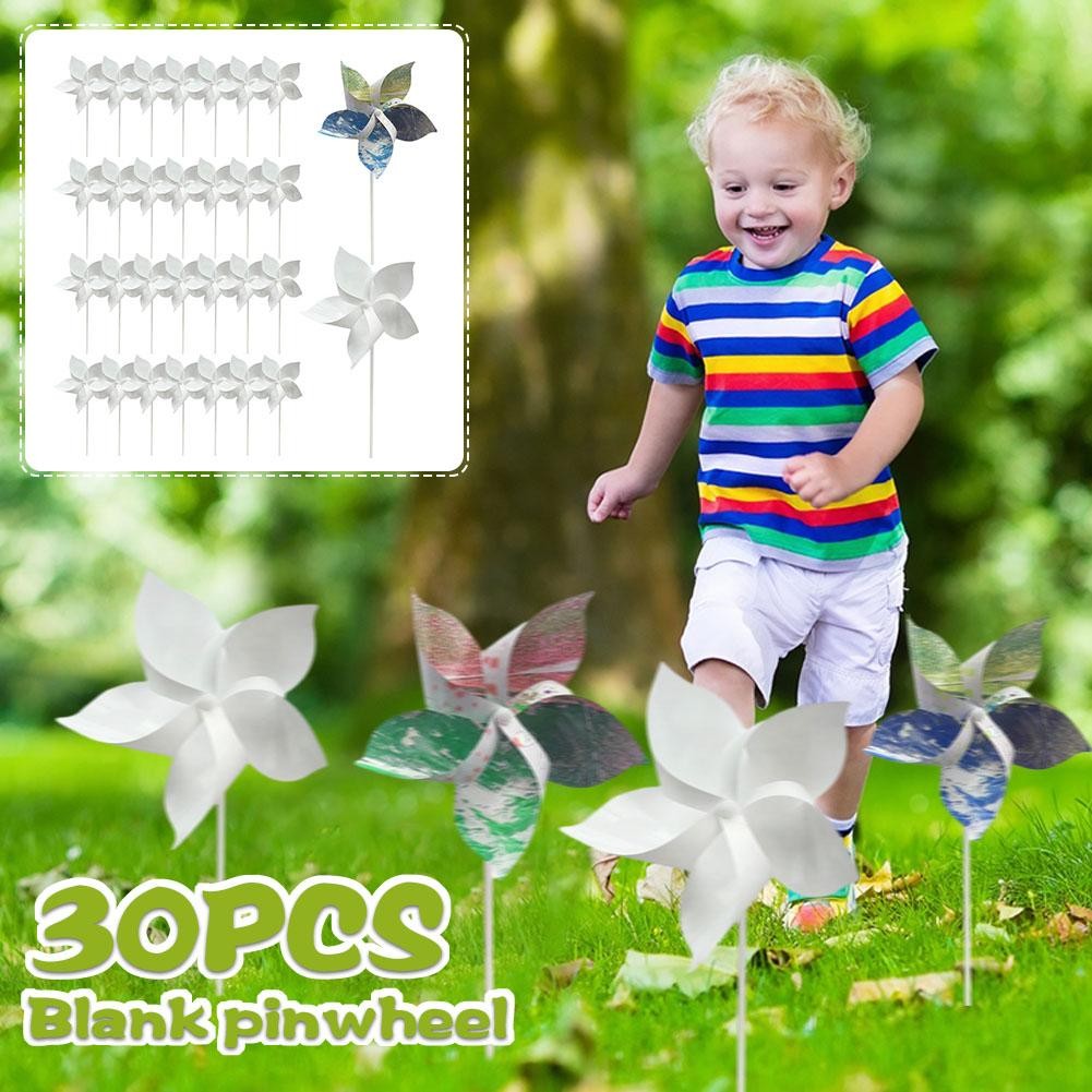 

30pcsDIY Heat Transfer 5 Corner Pinwheel Sublimation Blank Drawing Printable Pattern Crafts Hand-painted Children's High-qu E1D5